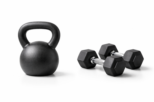 Kettlebell ou haltères : lequel choisir chez soi ?